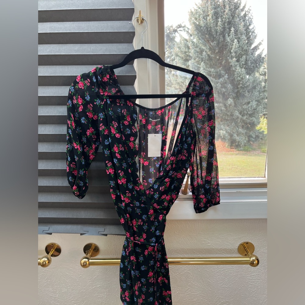 Reformation Mini Wrap Dress
